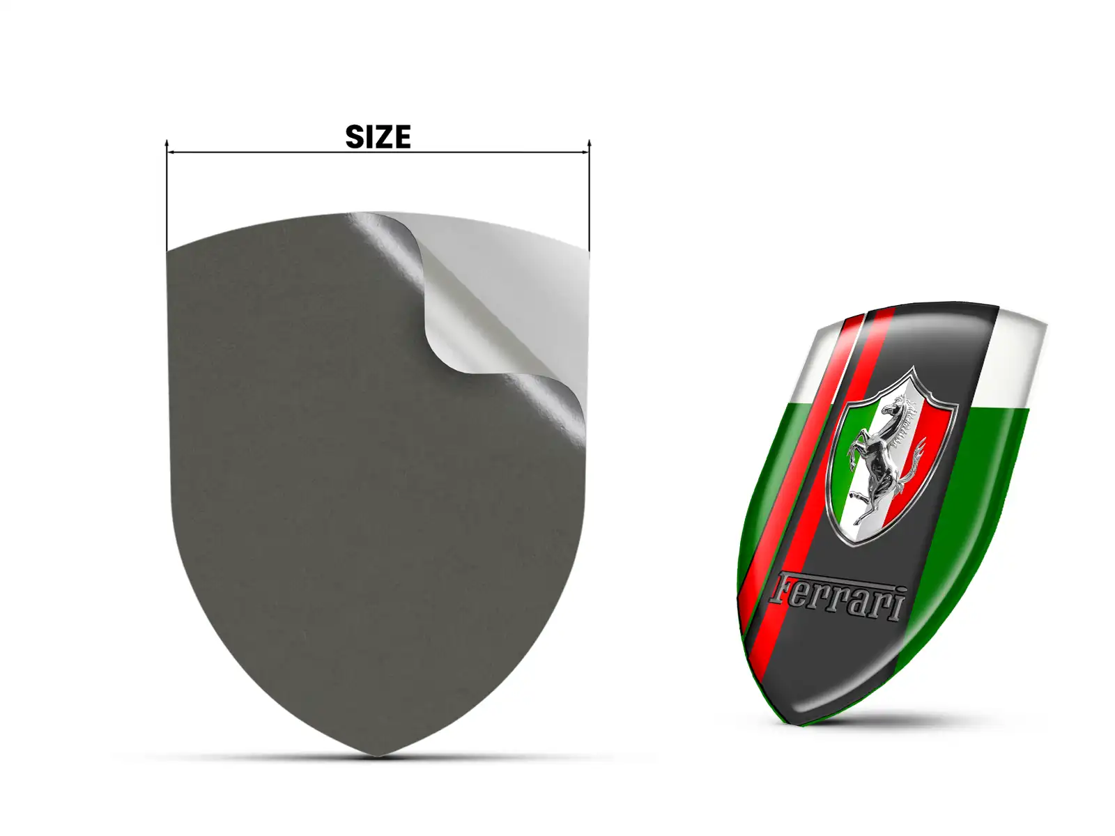 Ferrari Car Back Window Decals Stylish High End Customizable